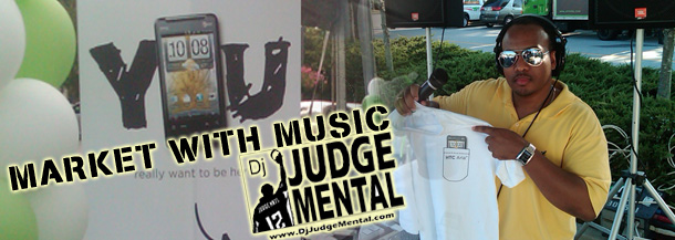 Dj Judge  Mental working with Pinnacle Marketing Group promoting the new HTC Aria  phone